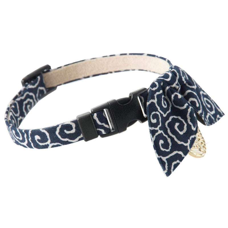 Necoichi Ninja Cat Collar Navy - BeesActive Australia