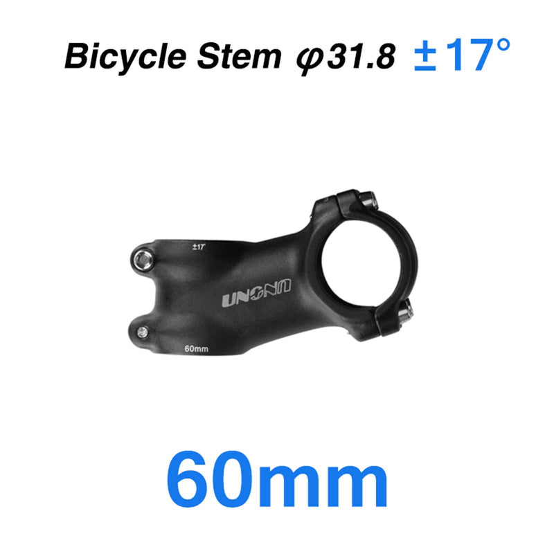 MEISCHE Road Bike Handlebar Stem 60mm Short Stem 17 Degree Stem Riser for Mountain Bike, Road Bike, BMX, MTB - BeesActive Australia
