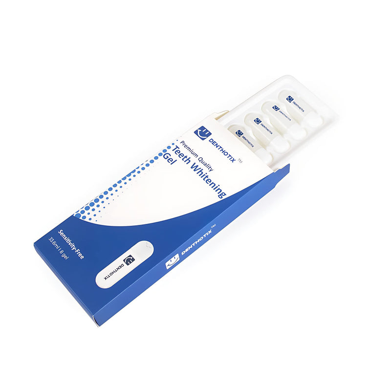 Denthotix Premium Quality 8 Teeth Whitening Gel Pods 33.6ml - A Stain Removal Sensitivity Free Formula for Whitening Teeth - Peroxide Free Teeth Whitener Gels - Safe for Your Enamel. - BeesActive Australia