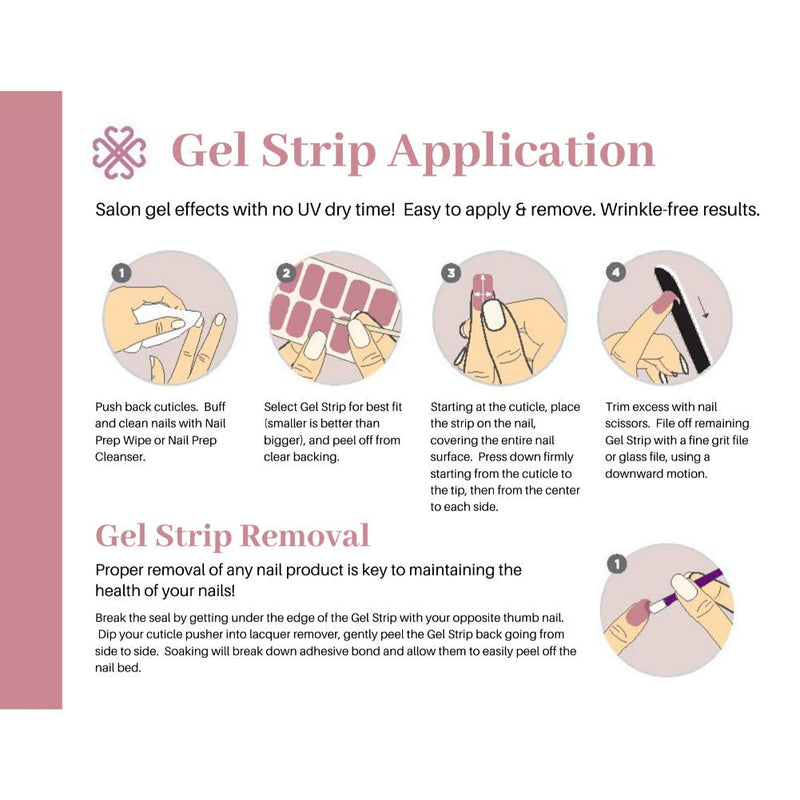 MYSTIC NIGHT Jamberry Gel Strips - No Heat or Light Curing Required - Strong DIY Shellac Nails - BeesActive Australia