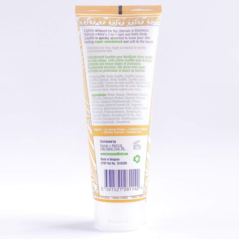 Human+Kind Body Souffle Tube, Lightly Whipped Cream Moisturizer, Heavenly, 6.76 Fl.Oz 6.76 Fl Oz - BeesActive Australia