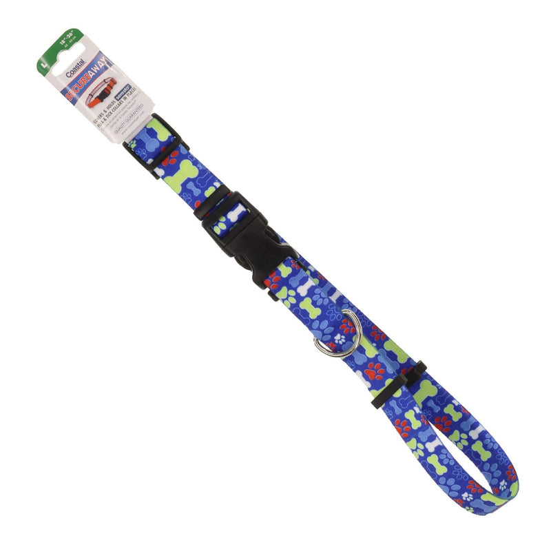 Coastal - Secureaway Flea Collar Protectors 1" x 26" Large Multi Bones - BeesActive Australia