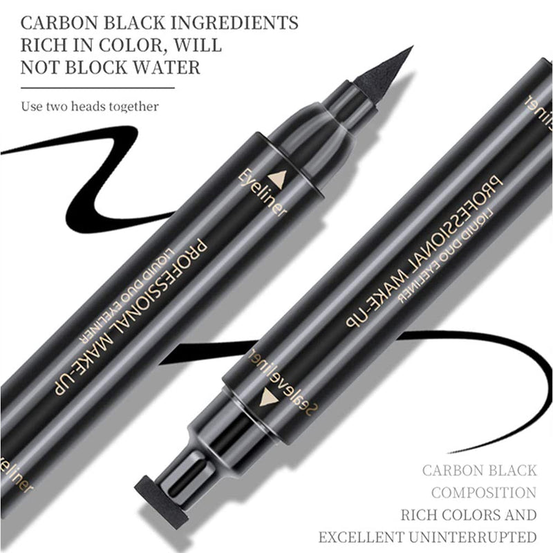 Winged Eyeliner Stamp - Eyeliner Stamp /Wingliner Eyeliner Pen Pencil /Black Liquid Eye liners for Women Long Lasting Smudge-proof - BeesActive Australia