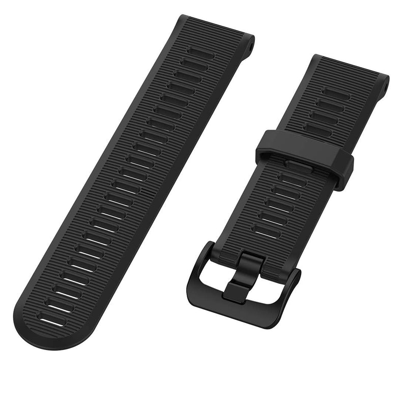 Compatible for Garmin Forerunner 935 Replacement Band, AWADUO Replacement Silicone Wrist Band Strap for Garmin Forerunner 945/935 /Fenix 5 Plus/5 /Quatix 5/5 Sapphire/Approach S60 (Silicone Black) Silicone Black - BeesActive Australia