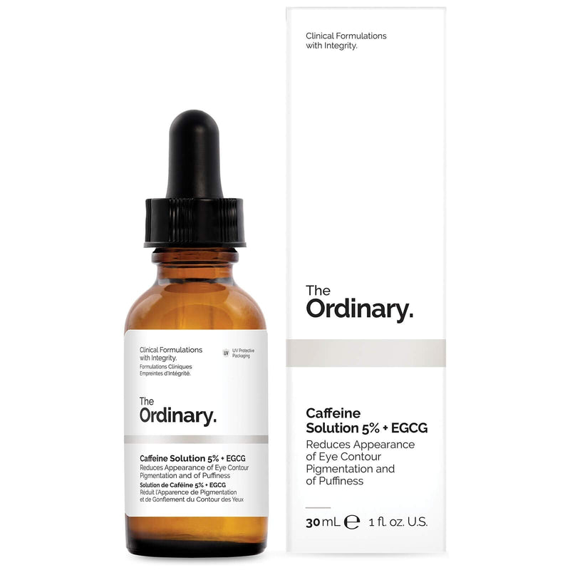 The Ordinary Caffeine Solution 5% + EGCG (30ml): Reduces Appearance of Eye Contour Pigmentation and Puffiness - BeesActive Australia