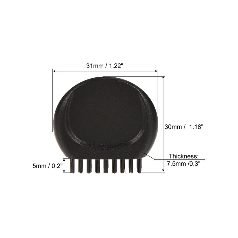 MECCANIXITY Mini Golf Club Brush Pocket Dust Groove Cleaner Black - BeesActive Australia