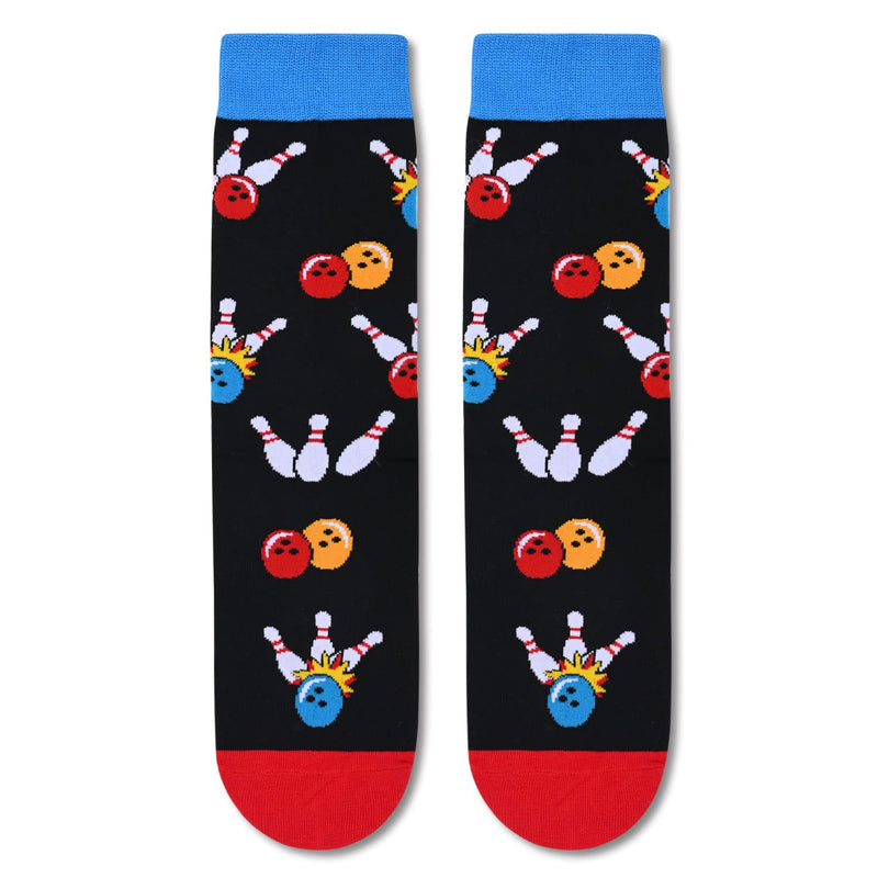 SOCKFUN Bowling Socks Mens with Funny Saying If You Can Read This, I'd Rather Be Bowling, Bowling Gifts for Men Sports Gifts for Men - BeesActive Australia