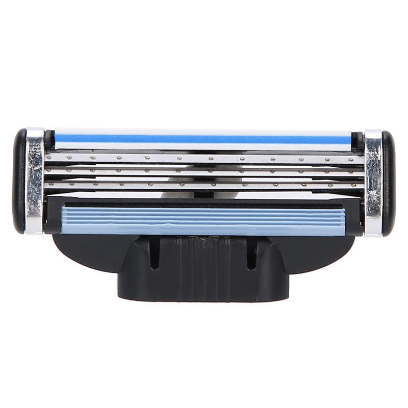 Razor Blade Refills, Manual Shaver Blade, Double Lubrication Strip 16Pcs 3 Layered Professional for Men Home Salon Shop - BeesActive Australia