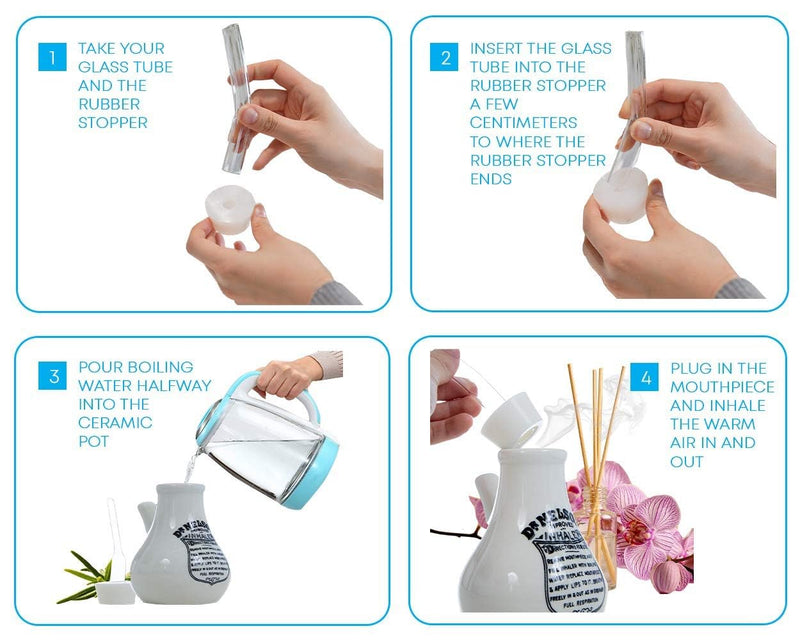 Dr Nelson Steam Inhaler, AvonGreen Wellness - Extra Mouthpiece Silicone Rubber Bung only. - BeesActive Australia