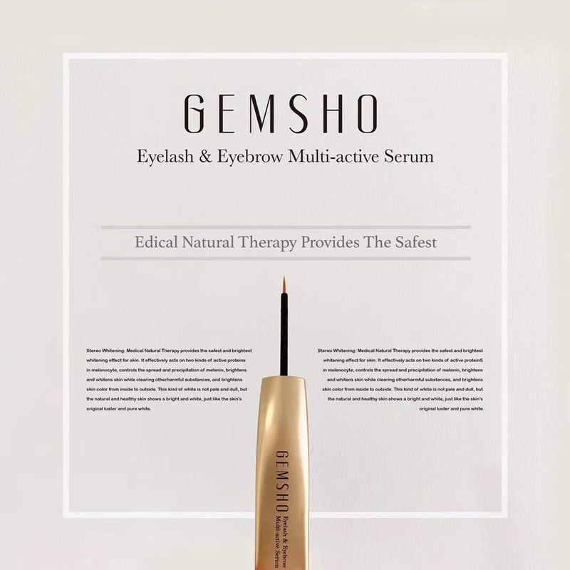 Gemsho Eyelash & Eyebrow Enhancing Serum 3ml - BeesActive Australia