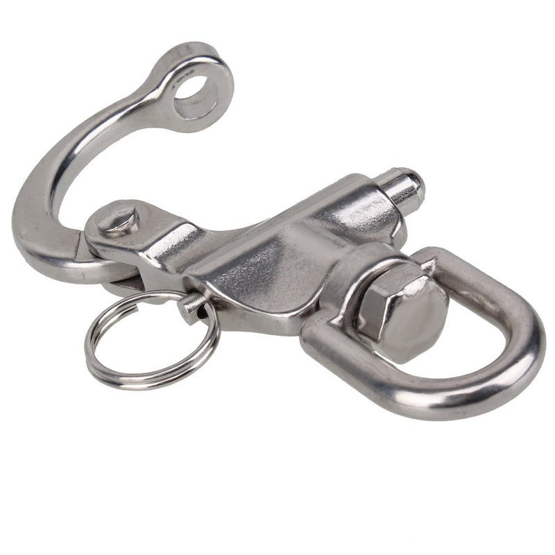 [AUSTRALIA] - RDEXP Durable Stainless Steel Snap Shackles Quick Release Swivel Bail Rigging (Small) Small 