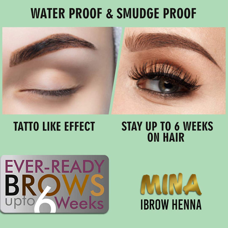 MINA ibrow Henna Blonde tint with Brow Oil - BeesActive Australia