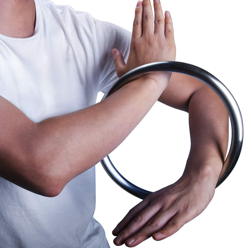 Wing Chun Stainless Ring Yewen Sau Sticky Hand Strength Training Tsun Siu Lum Kung Fu - BeesActive Australia