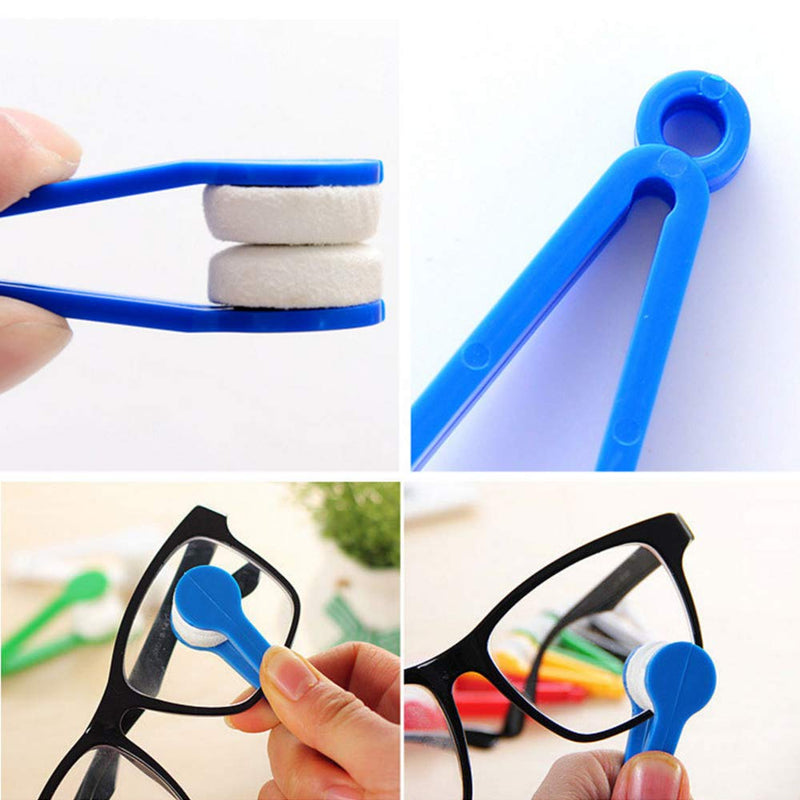 5pcs Spectacle Glass Cleaner Mini Sun Glasses Brush Eyeglass Microfiber Brush Portable Magnetic Glass Lens Cleaner Glasses Cleaning Accessories - BeesActive Australia