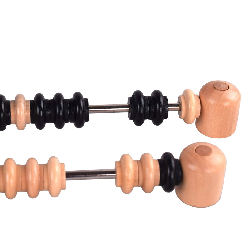 CROWN ME Solid Wood Shuffleboard Scorer-Classic Shuffleboard Table Foosball Score Keeper - Wooden Abacus Style - Mounting Hardware Included - BeesActive Australia