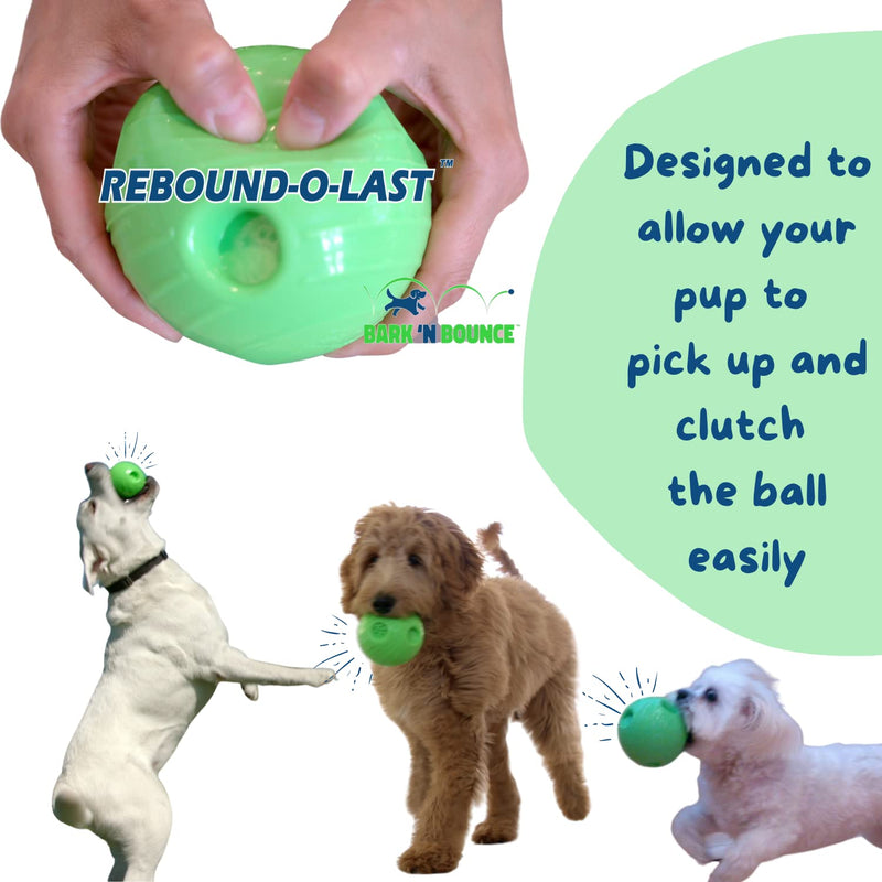 Bark N Bounce: The Interactive Dog Toy Ball That Bounces and Laughs, Engaging Your Dog's Natural Instincts Small/Medium 3.75 Inches - Dogs 30lbs and under - BeesActive Australia