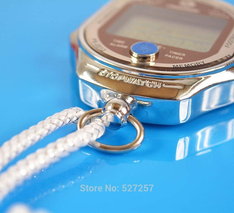 JINSUO LYDBM Digital Metal Stopwatch 1/1000 Second Football Sports Chronograph Counter Countdown Timer Large Display Metronome Alarm Clock (Color : Picture Color) - BeesActive Australia