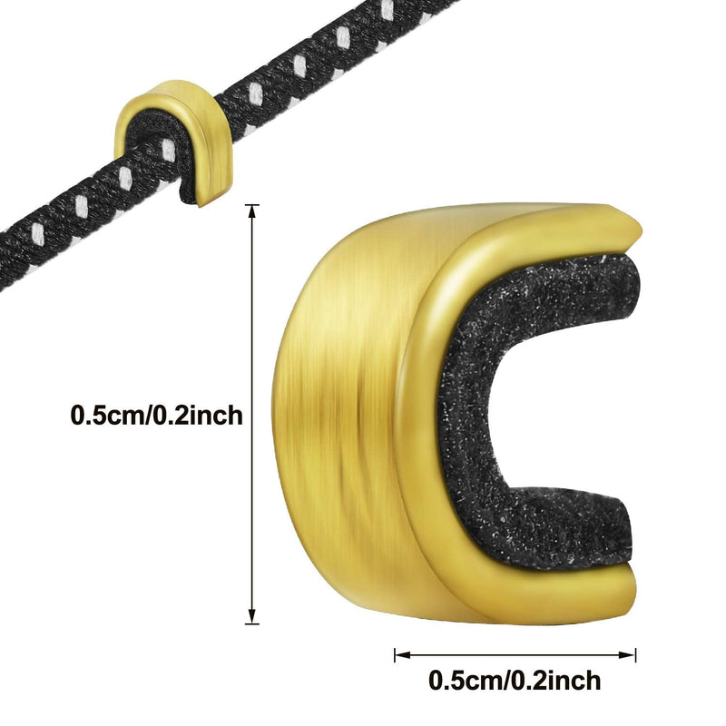 Gejoy 40 Pieces Nock Points Archery String Nocking Points Bow String Buckle Clip for Compound and Recurve Bow - BeesActive Australia