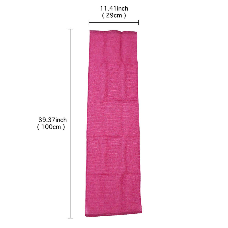 Extra Rough, Exfoliating Washcloth [Made in Japan] Exfoliating Towel Special Texture Makes Fluffy Foam Lather, Back Scrubber, Dead Skin Cell Remover [Loofah for Women and Men] (2pcs Set (RD and BL)) - BeesActive Australia
