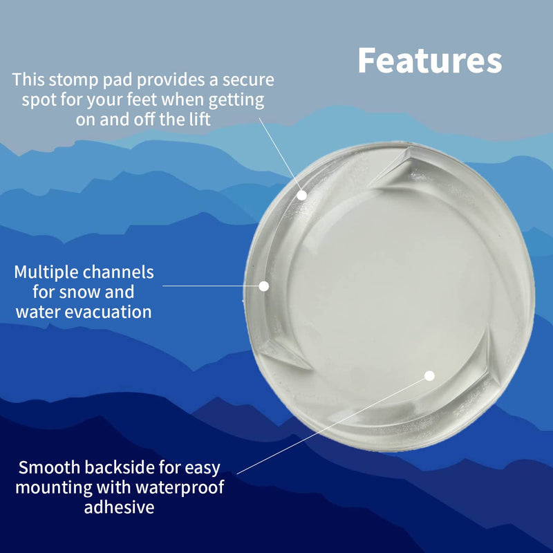 VEROMAN Snowboarding Stomp Pad Circle - BeesActive Australia