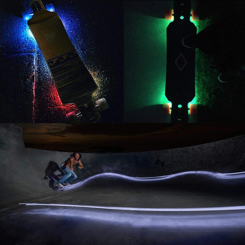 Board Blazers LED Skateboard Lights Underglow - Ideal Skateboard Gift & Skateboard Accessory. Perfect LED Longboard Light or Scooter Light Blazing Blue - BeesActive Australia