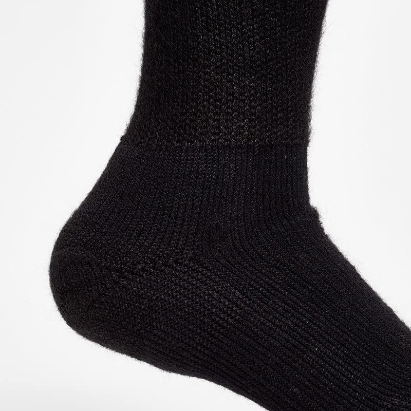 thorlos Wx Max Cushion Walking Crew Socks Medium Black - BeesActive Australia