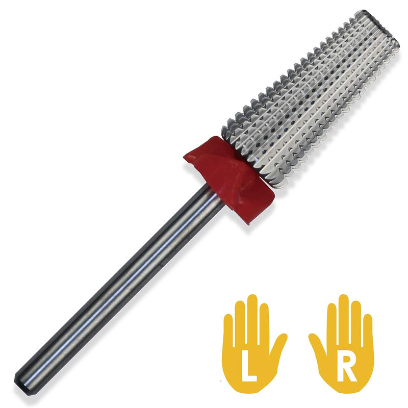 C&I 5 in 1 Multi-function Tapered Shape Nail Drill, Professional Drill Bit for Nail Manicure Machine (Fine) Fine - BeesActive Australia
