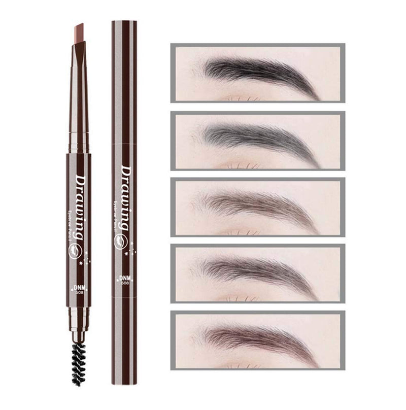 Eyebrow Pencil Longlasting Waterproof Durable Automaric Liner Eyebrow 5 Colors to Choose,Natural Eyebrows that Last For a Long Time (grey) grey - BeesActive Australia