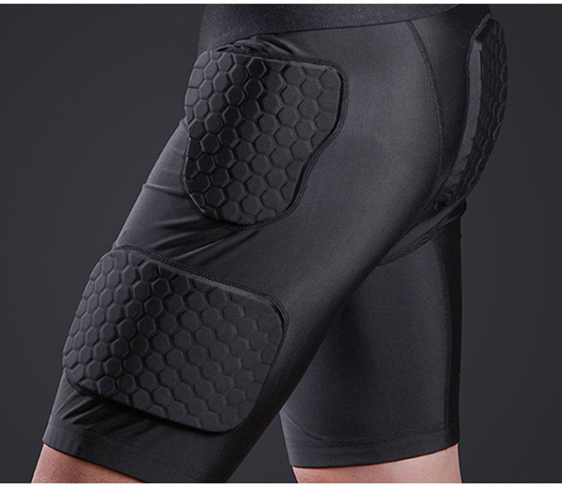 yingfeg bb Men’s Padded Shorts Training Compression Protective Underwear Hip Butt Pad Short X-Large - BeesActive Australia