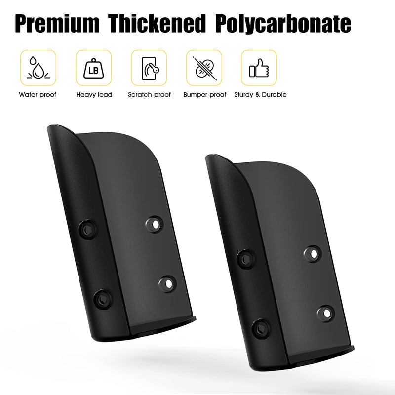 Larger Water Bottle Holder for Peloton Bike, Large Capacity Bike Cup Holder Replacement, Pack of 2 (NOT Compatible with Peloton Bike+) - Black - BeesActive Australia