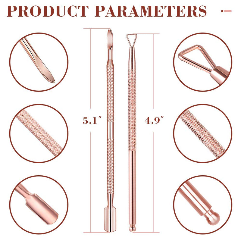 4PC Cuticle Trimmer And Cuticle Pusher, Cuticle Remover Set & Glass Nail File For Nail Care, Cuticle Pusher And Cutter, Nail Clipper Nipper Manicure & Pedicure Tools For Ingrown Fingernails Toenails - BeesActive Australia