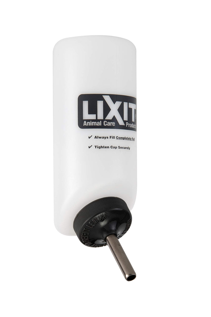 Lixit Wide Mouth BPA-Free Cage Water Bottles for Rabbits, Ferrets, Guinea Pigs, Rats, Chinchillas, Hamsters, Mice, Hedgehogs, Gerbils and Other Small Animals. Translucent 16 Ounce - BeesActive Australia