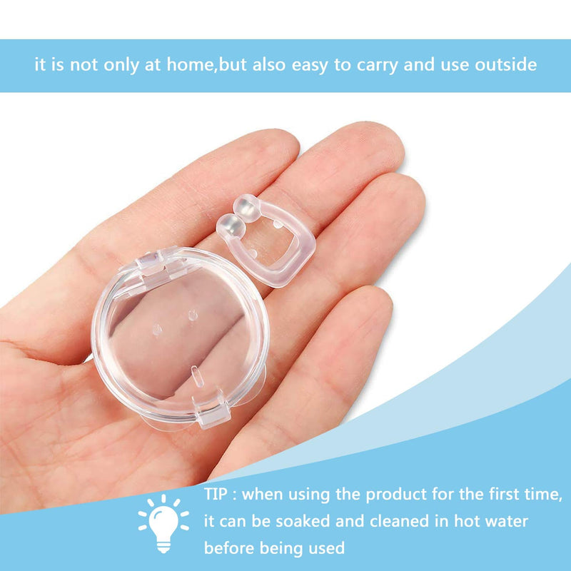 Anti Snore Devices,Silicone Magnetic Anti Snoring Clip,Snore Stopper Nose Vents Anti Snore Solution Snoring Relief Sleep Aid Devices (10 Pack) - BeesActive Australia