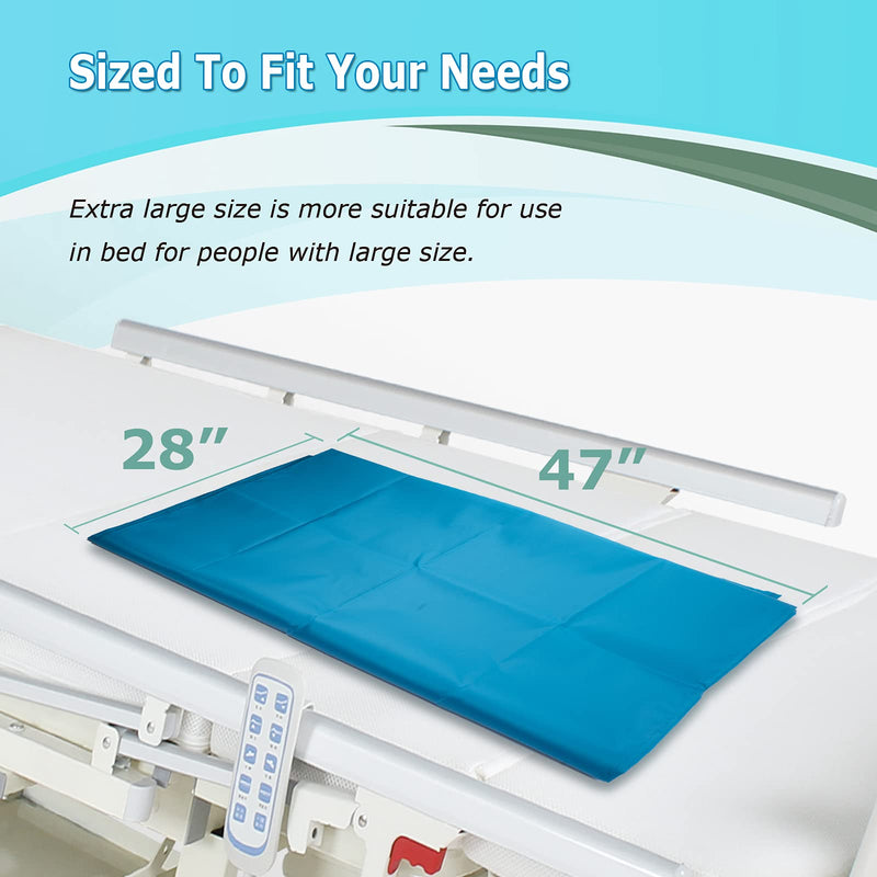 [LOSCHEN] Tubular Slide Sheet for Patient Transfer, Sliding Draw Sheets to Assist Moving Elderly - for Cars, Vehicles, Wheelchairs and Bed Transfers - Hospitals & Home Care (28"x47"(72x120cm), Blue) 28"x47"(72x120cm) Green - BeesActive Australia