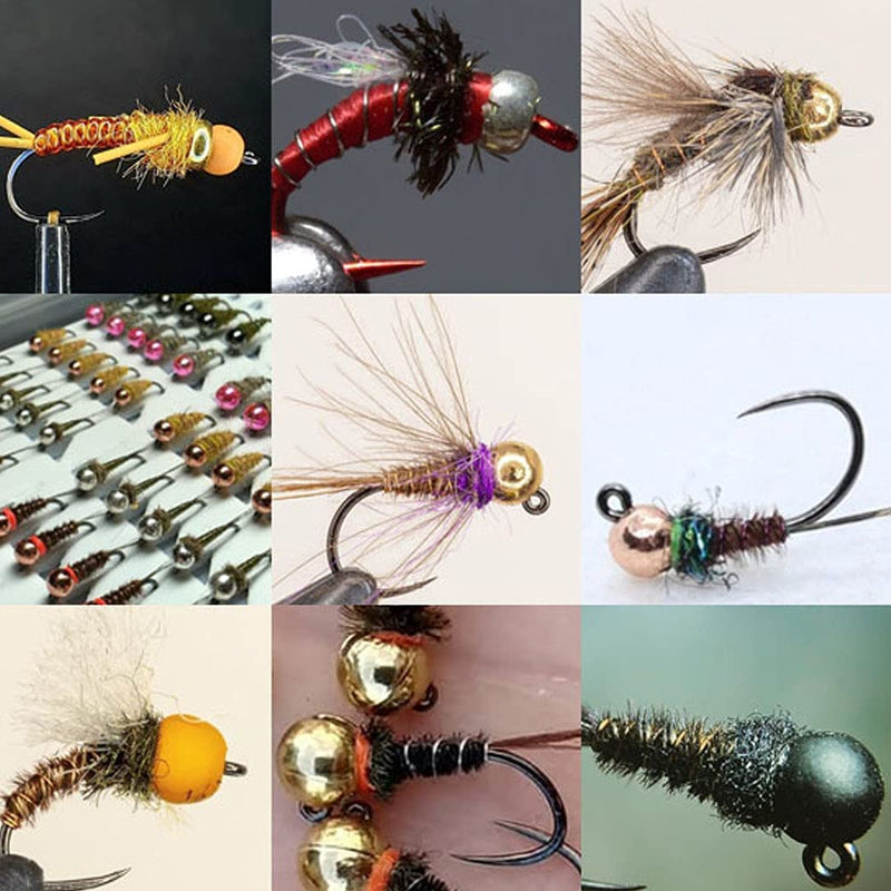 ANGLER DREAM Fly Tying Beads 100 PC/LOT Tungsten Beads Nymph Head Ball Fly Tying Materials 4 Colors Copper 2.0mm - BeesActive Australia
