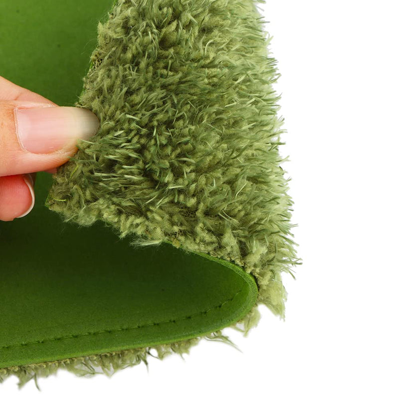DQITJ Reptile Hideout Box Sink Humidifier with One Small Carpet Mat and One Bunch of Artificial Leaves for Lizard Snake Leopard Gecko Spider Frog Turtle - BeesActive Australia