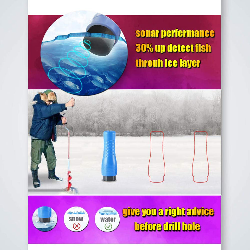 LUCKY Small Portable Fish Finder Kayak Sonar Handheld Fish Finders Ice Fishing Castable Depth Finder Boat Fisherman Gifts - BeesActive Australia
