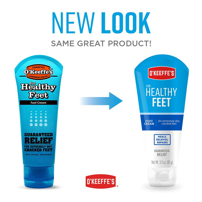 O'Keeffe's Healthy Feet Foot Cream, 3.0 ounce Tube, (Pack of 3) - BeesActive Australia