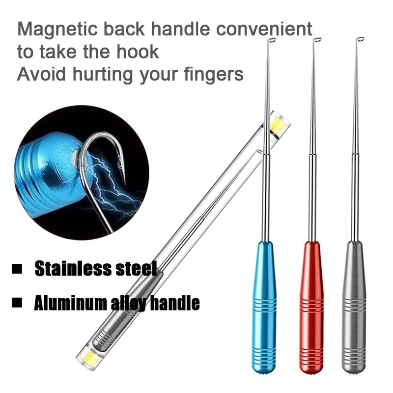 BLAAROOM Quick Fish Hook Remover Tool 3 Set Fishhook Easy Removal Detacher for Fishing Accessories Stainless Steel Fish Hook Disconnect Extractor Device Gadgets Kit - BeesActive Australia