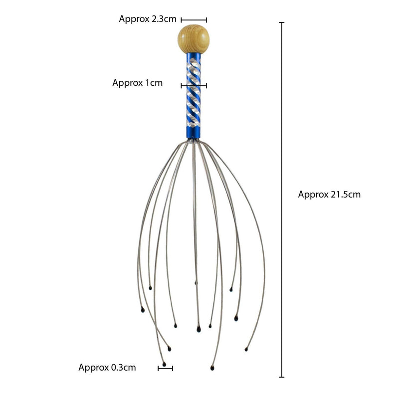 TRIXES Head Massager - Relaxing Therapeutic Scalp Massage - Head Scratcher - Portable Stress Relief - BeesActive Australia