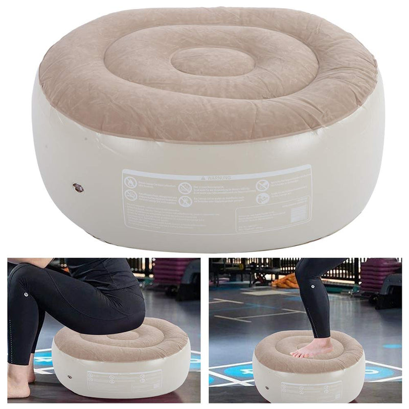 Inflatable Foot Stool PVC Air Inflatable Stool Ottoman Chair for Dorm or Outdoor Camping or Sports - BeesActive Australia