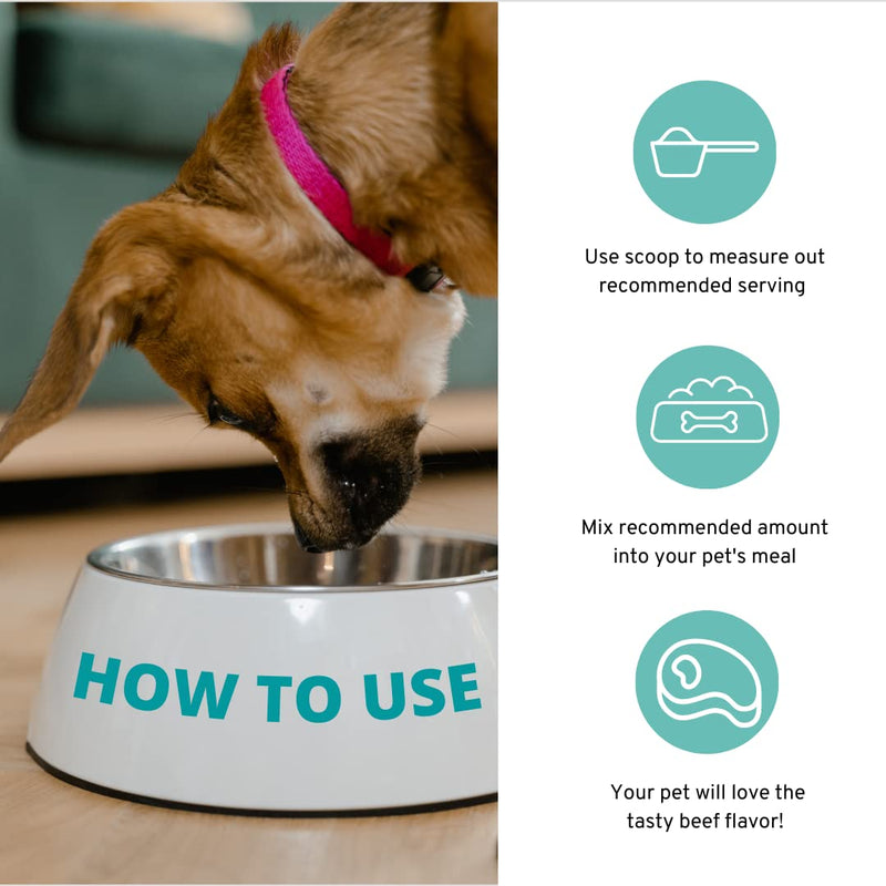 PET CARE Sciences Approx 120 Servings of Dog Probiotic Powder - Dog Probiotics and Digestive Enzymes - Enzyme Supplement for Dogs - Dog Digestive Support - Made in The USA - BeesActive Australia
