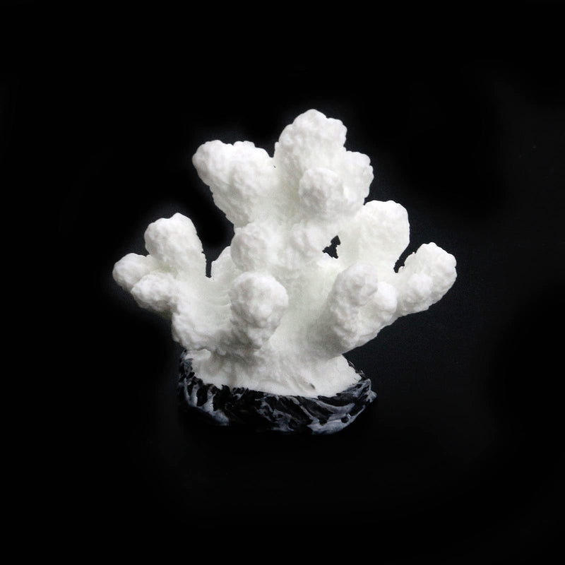 Semetall Artificial Sea Coral Plants Decorations for Fish Tank and Aquarium White - BeesActive Australia