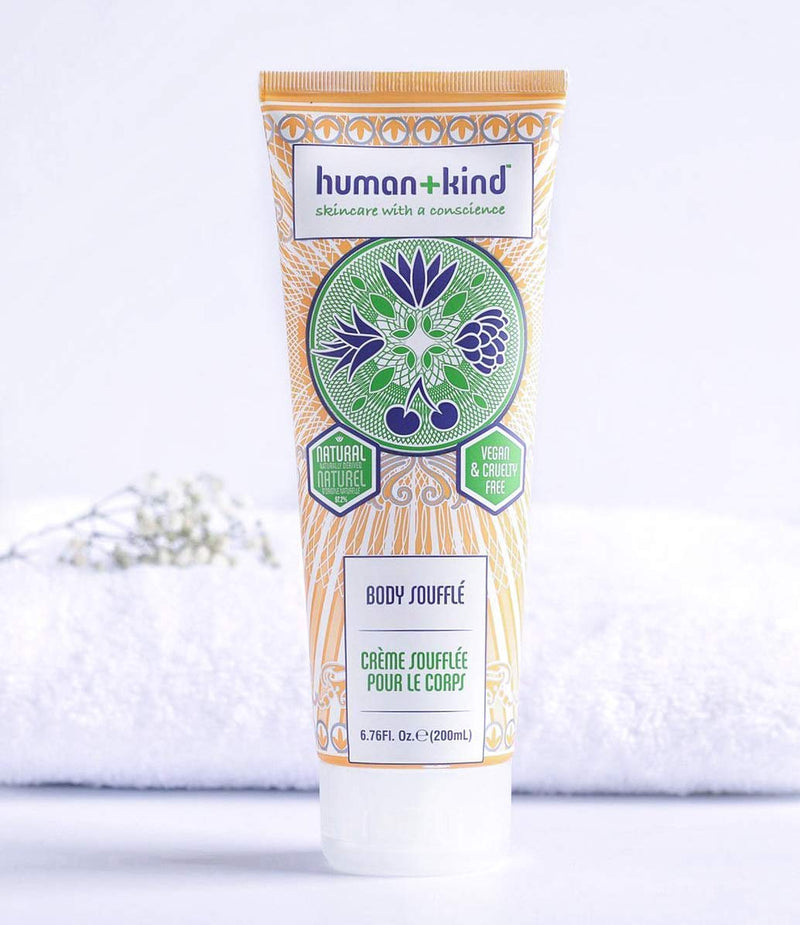 Human+Kind Body Souffle Tube, Lightly Whipped Cream Moisturizer, Heavenly, 6.76 Fl.Oz 6.76 Fl Oz - BeesActive Australia