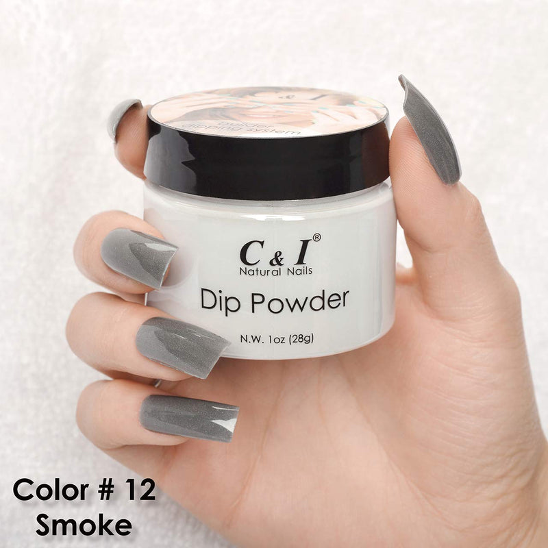 C & I Dipping Powder Color No.012 Smoke Granny Color SystemI - BeesActive Australia