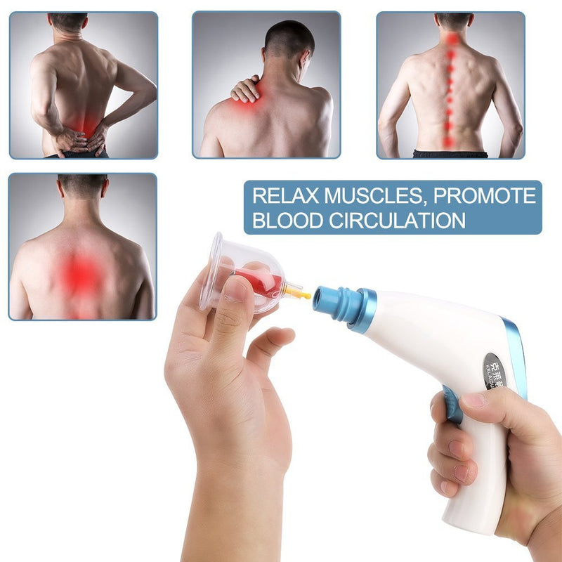 Vacuum Suction Cupping Kit, Cupping Therapy Set, Electric Vacuum Suction Cupping Kit Lymph Drainage Pain Relief Massage Cupping Set Health Care - BeesActive Australia