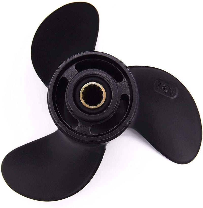 Boat Propeller 7.8x8 for Mercury Outboard Motors 2-Stroke 5HP 48-812950A02 /Tohatsu/Nissan 4HP 5HP 6HP 3R1-W64516-0 3R1W645160M - BeesActive Australia