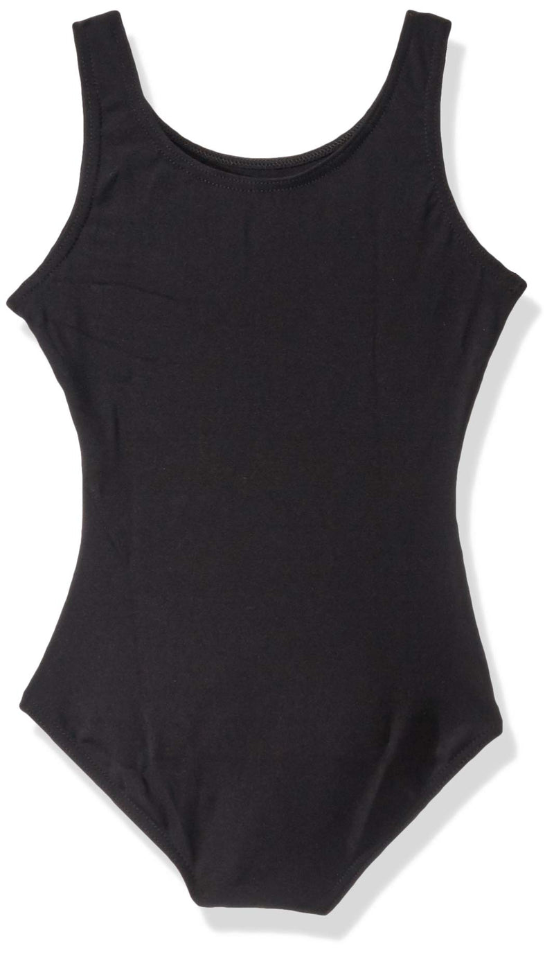 [AUSTRALIA] - Capezio Girls' Team Basic Tank Leotard Large (12-14) Black 