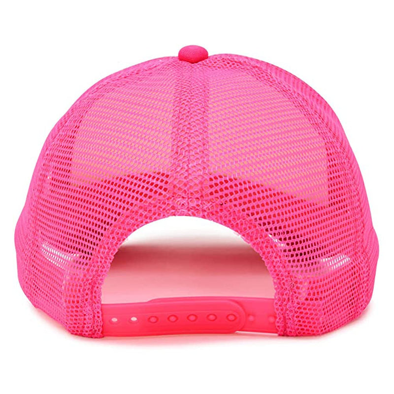 MR.R Sublimation Blank Polyester Mesh Cap Mesh Trucker Summer Mesh Cap,6 Pieces per Pack Rose Red - BeesActive Australia