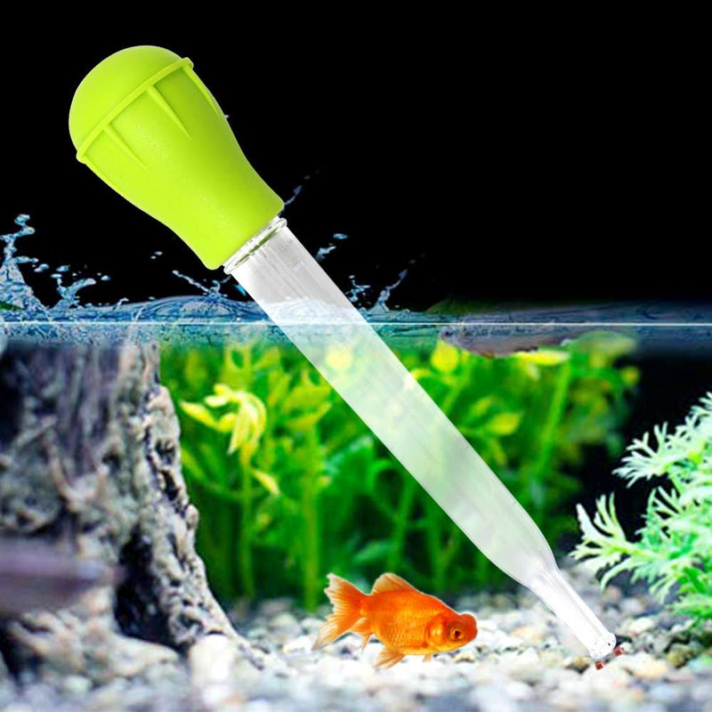 SLSON Coral Feeder Waste Cleaner for Fish Tank Multifunction Dropper Pipette Water Transfer Waste Remover for Aquarium Accessies Long Acrylic Marine Fish Feeding Tool, 20.4 inches - BeesActive Australia